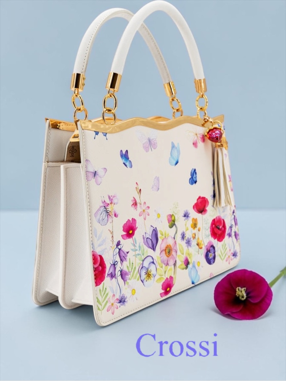 NWT Crossi New York Clarette Floral Crossbody Bag – Pristine!